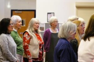 Several members of Quinborne Choir