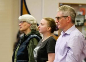 warm up at rehearsal before choral singing Birmingham UK