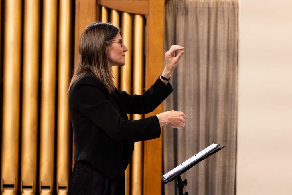 Musical Director Nicola Starkie, Quinborne Choir, Birmingham, UK