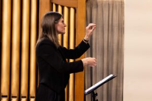 Musical Director Nicola Starkie, Quinborne Choir, Birmingham, UK